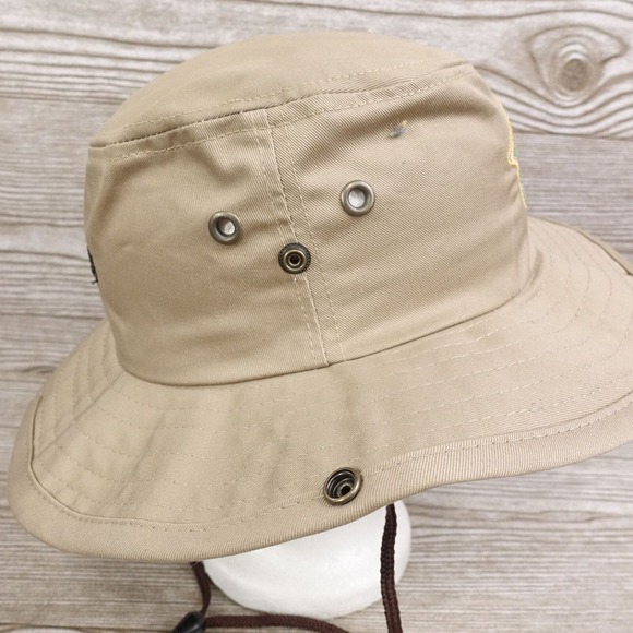 NEW! MONKEYLAND PUNTA CANA TRAVEL TAN TRAPPER HAT CAP SZ M NWT - Picture 6 of 9